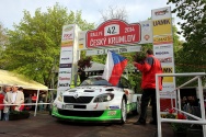 Rallye Český Krumlov: Kopecký / Dresler - Škoda Fabia S2000